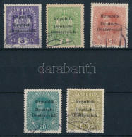 O Ausztria 1918 Knittelfeld 5 Db Magánkiadású Bélyeg (ca Mi EUR 100,-) - Altri & Non Classificati