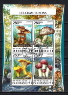 Djibouti 2016 Champignons (50) Yvert N° 1031 à 1034 Oblitérés Used - Funghi