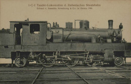 1-C-1 Tender-Lokomotive Der Italienischen Staatsbahn - Erbaut Ansaldo Armstrong, Genua 1906 - Eisenbahnen