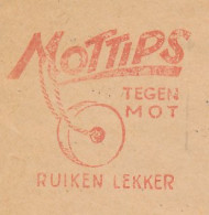 Meter Cover Netherlands 1958 Moth - Mothring Against Moth - Butterfly - Altri & Non Classificati