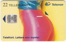 NORWAY A-128 Chip Telenor - Communication, Phonecard - Used - Norway