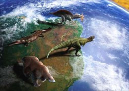 BRAZIL 2014  -  PREHISTORIC ANIMALS OF BRAZIL - DINOSAURS - OFFICIAL  POSTCARD - Autres