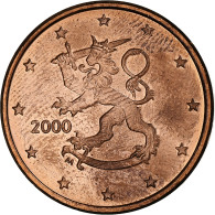 Finlande, 5 Euro Cent, 2000, Vantaa, SUP, Cuivre Plaqué Acier, KM:100 - Finland