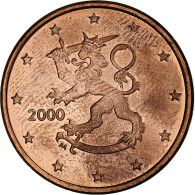 Finlande, 5 Euro Cent, 2000, Vantaa, SUP, Cuivre Plaqué Acier, KM:100 - Finlandía