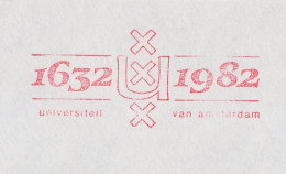 Meter Cover Netherlands 1982 University Of Amsterdam 1632 - 1982 - Sin Clasificación