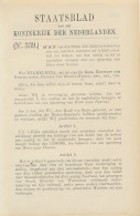 Staatsblad 1916 : Spoorlijn Horn - Deurne - Historische Dokumente