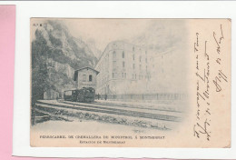 FERROCARRIL DE CREMALLERA DE MONISTROL A MONTSERRAT - Funiculaires