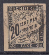 COLONIES GENERALES TAXE N° 8 SUPERBES MARGES OBLITERATION LEGERE - Strafportzegels