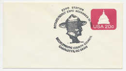 Cover / Postmark USA 1982 Rotary / Scout Expo - Altri & Non Classificati