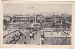 75 - PARIS - Place De La Concorde - 1942 / Voitures - Plätze
