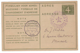 Card / Postmark Netherlands 1948 Esperanto - S.A.T. Congress Amsterdam - Esperanto