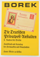 BOREK: Német Magánposták Bélyegei és Díjjegyesei I. Kötet, Aachen-Berlin - Altri & Non Classificati