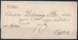 ~1830 Portós Levél "ROSENAU" - Csejte (Rompes 40p) - Autres & Non Classés