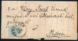 1851 9kr I. Típus, Komplett Levélen "TEMESVÁR" - "PESTH" - Altri & Non Classificati