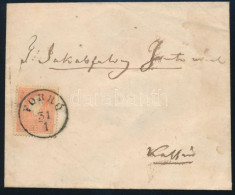 1859 5kr I. Típus Levélborítékon "FORRÓ"- "KASCHAU" - Sonstige & Ohne Zuordnung