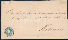 1863 15kr Levélen "SEPSI SZ:GYÖRGY" - Kolozsvár - Other & Unclassified