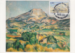 Carte  Maximum  1er  Jour   FRANCE    Oeuvre   De   Paul   CEZANNE      AIX  EN PROVENCE   1994 - 1990-1999