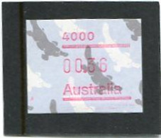 AUSTRALIA - 1986  36c  FRAMA  PLATYPUS  POSTCODE  4000 (BRISBANE)  MINT NH - Automatenmarken [ATM]