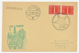 Card / Postmark Netherlands 1954 Esperanto Congress Haarlem - Esperánto