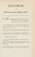 Staatsblad 1878 - Betreffende Postkantoor Nieuwe Pekela - Covers & Documents
