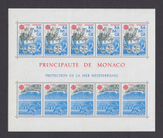 Monaco 1986 Europa Stamp Sheet,Scott#1530-1531a,OG,MNH,VF - Ungebraucht