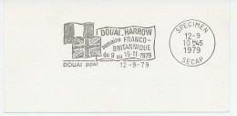 Specimen Postmark Card France 1979 Flag - UK / GB - France - Autres & Non Classés