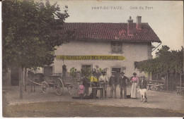 01 Pont De Vaux Cafe Du Port Chevre Goat Colorisée - Pont-de-Vaux