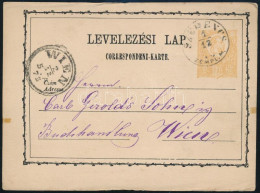 1873 2kr Díjjegyes Levelezőlap "SZERENCS / ZEMPL.M." - Otros & Sin Clasificación