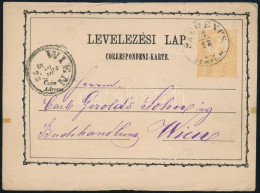 1873 2kr Díjjegyes Levelezőlap "SZERENCS / ZEMPL.M." - Andere & Zonder Classificatie