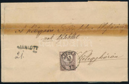 1873 15kr Ajánlott Levélen "SZEGED" - Kétegyháza - Other & Unclassified