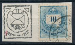 O 1881 10kr Bal Oldalon Kontár Javítással (ex Visnya) - Altri & Non Classificati