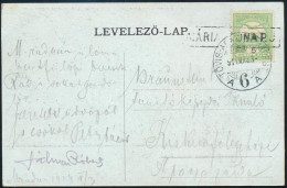 1914 Képeslap Mozgóposta és Pályaudvari Bélyegzéssel - Sonstige & Ohne Zuordnung