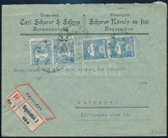 1917 Ajánlott Expressz Levél / Registered Express Cover - Andere & Zonder Classificatie
