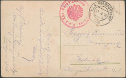 1916 Tábori Posta Képeslap / Field Postcard "K.u.k. Kav-Fernsignalzug" + "FP 306" - Otros & Sin Clasificación