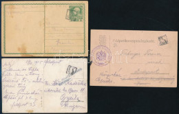 ~1914-1915 3 Db Tábori Posta Küldemény Lembergi Számbélyegzéssel - Other & Unclassified