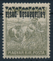 ** Nyugat-Magyarország III. 1921 Arató 40f Fordított Felülnyomással / Inverted Overprint. Signed: Bodor - Altri & Non Classificati