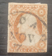 UNITED STATE 1851 WASHINGTON SC N 10 - Used Stamps