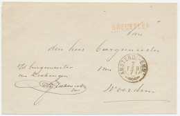 Trein Takjestempel Amsterdam - Emmerich 1871 - Covers & Documents