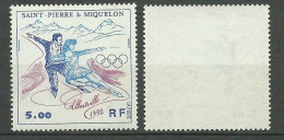 Saint Pierre Et Miquelon SPM N° 559  Patinage Jeux Olympiques Albertville Neuf * * TB = MNH VF Voir Scans  Soldé ! ! ! - Hiver 1992: Albertville