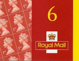 GREAT BRITAIN, WINDOW BOOKLET (RETAIL), 2001, MB1, 10x 1st - Carnets