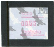 AUSTRALIA - 1987  53c  FRAMA  PLATYPUS  POSTCODE  5000 (ADELAIDE)  FINE USED - Timbres De Distributeurs [ATM]