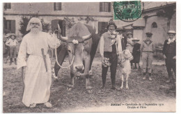 CPA De JONZAC - Cavalcade De 1910 - Druide Et Pâtre. - Jonzac