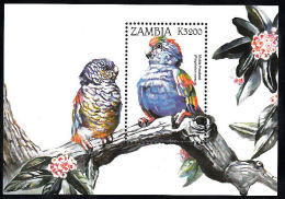 Zm9955 Zambia, Parrots And Cockatoos (Mulda Parakeet) - Zambie (1965-...)