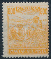 ** 1920/1924 Arató 800K Képbe Fogazva - Altri & Non Classificati