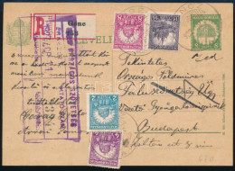1927 Ajánlott Díjkiegészített Díjjegyes Levelezőlap / Registered PS-card With Additional Franking "GÖNCZ" - Budapest - Sonstige & Ohne Zuordnung