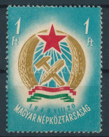 ** 1949 Alkotmány (I.) 1Ft Vonalka A "T" Szárán Tévnyomat (apró Ráncok / Small Creases) (5.000) - Other & Unclassified