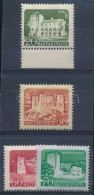 ** 1960 Várak 20f, 30f, 60f, 70f XII B Vízjellel - Other & Unclassified