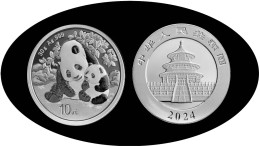 China Onza De Plata 2024 Oso Panda Silver Ag - Other & Unclassified