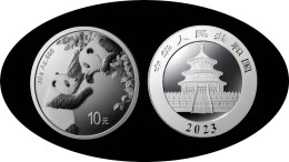 China Onza De Plata 2023 Oso Panda Silver Ag - Other & Unclassified