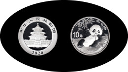 China Onza De Plata 2020 Oso Panda 10 Yens Silver Plata Ag - Otros & Sin Clasificación